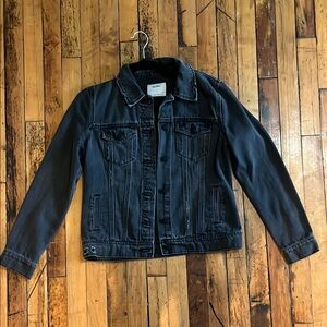 Old Navy Charcoal Denim Jacket